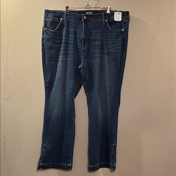 Terra & Sky Deep Blue Bootcut Jeans - Picture 1 of 11
